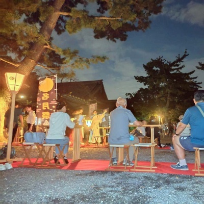 愛知県知多郡武豊町の武雄神社の9月の秋祭り「名月祭」
