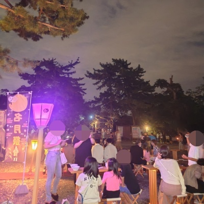 愛知県武豊町の武雄神社の名月祭