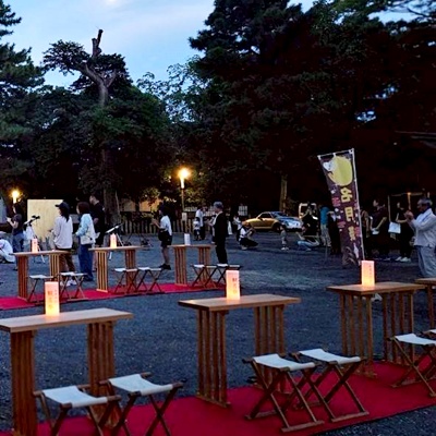 愛知県知多郡武豊町の武雄神社の9月の秋祭り「名月祭」